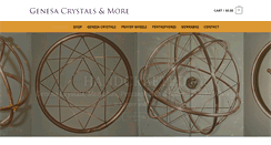 Desktop Screenshot of genesacrystals.com